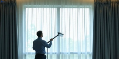 Commercial curtain steam cleaning service albert-park-vic hotels offices